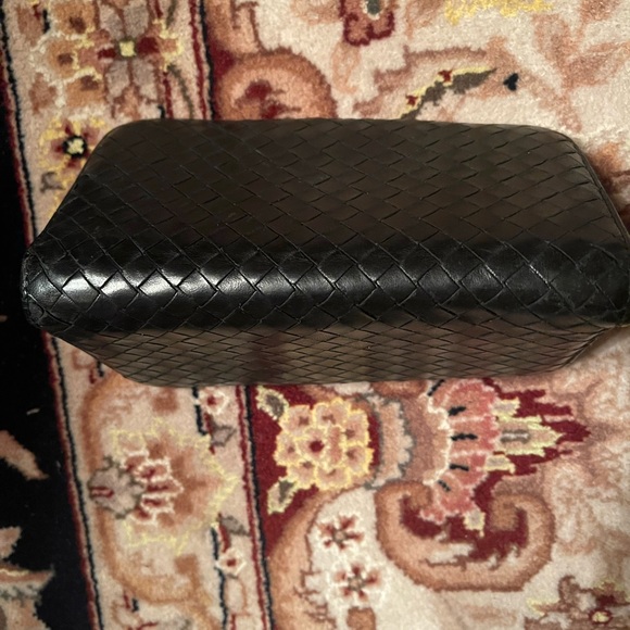 🍁SOLD🍁Bottega Veneta Black Intrecciato Leather Wallet - Picture 9 of 13